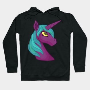 Purple Unicorn (Redrawn Version) Hoodie